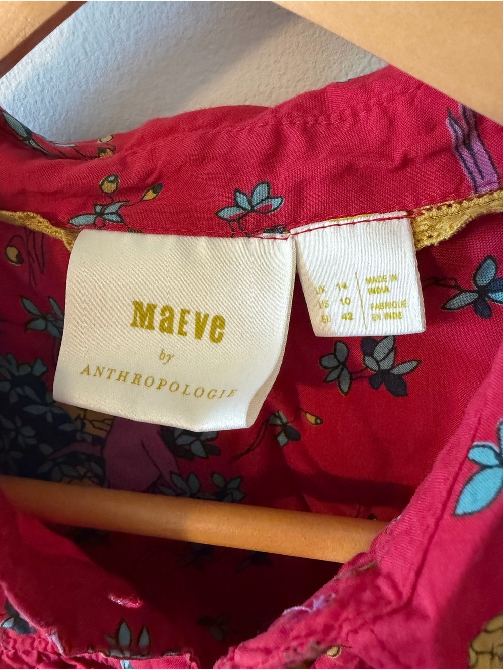 Maeve by Anthropologie Fredericka Buttondown Blouse 10 - Picture 5 of 9